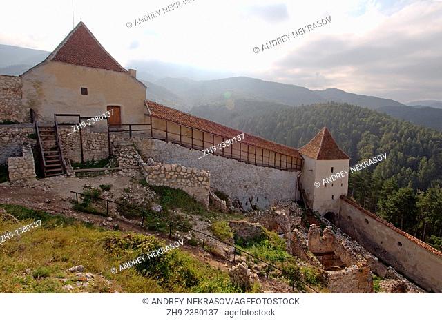 The Rasnov Citadel, Brasov, Romania, Europe