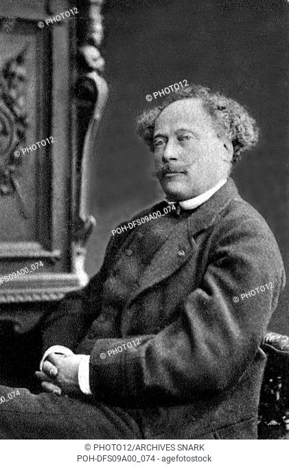 Portrait of Alexandre Dumas jr. also known as ""Dumas fils"" (1824-1895) 1884 France