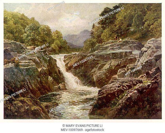 Lake District: Skelwith Force, near Ambleside, Westmoreland