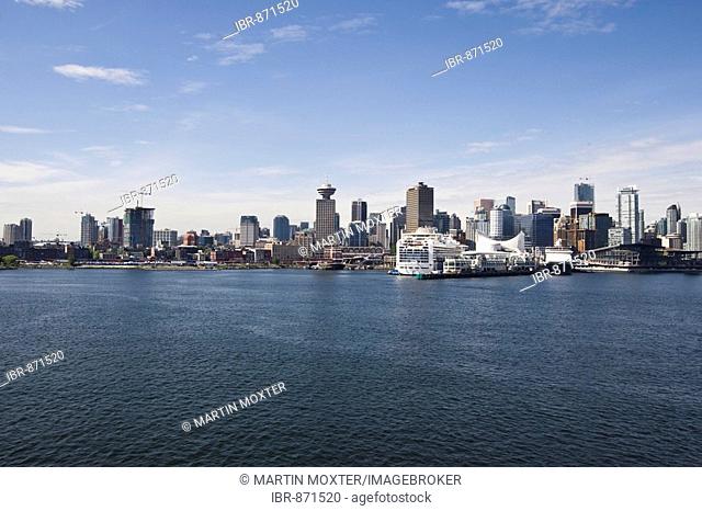 Vancouver skyline, British Columbia, Canada, North America