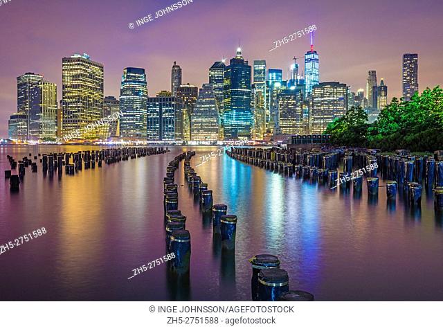 Brooklyn Bridge Park is an 85-acre park on the Brooklyn side of the East River in New York City. The park has revitalized 1