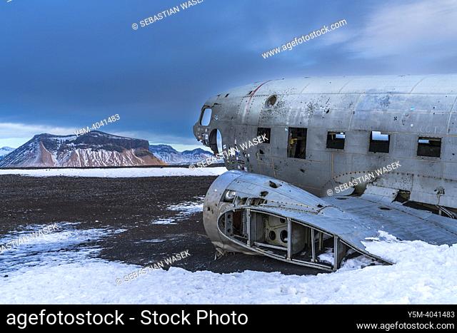 Solheimasandur Plane Wreck Sajid D'costa, Southern Region, Iceland, Europe