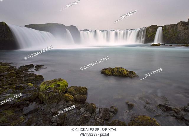 The waterfall of the Norse gods, Godafoss, Husavik, Nordurland Eystra, iceland