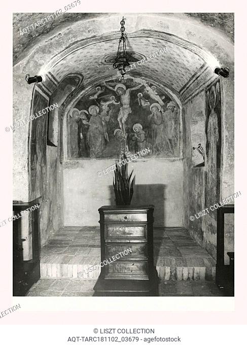 Umbria Perugia Foligno Monastery of S. Anna, this is my Italy, the italian country of visual history, Post-medieval 15th and 16th century frescos