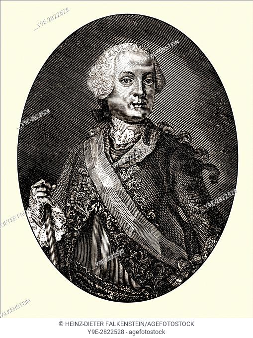 Leopold Joseph Graf von Daun, Prince of Thiano, 1705 - 1766, an imperial Austrian field marshal and commander in the Seven Years' War