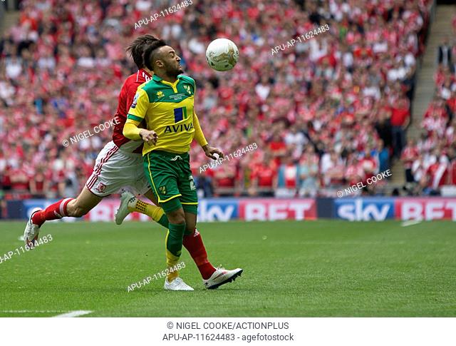 2015 Skybet Championship Playoff Final Middlesbrough v Norwich May 25th. 25.05.2015. London, England. Skybet Championship Playoff Final
