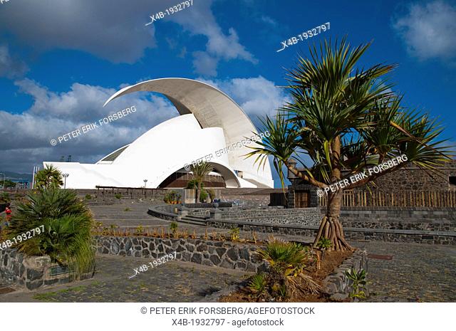 Auditorio de Tenerife building (2003) by Santiago Calatrava in Santa Cruz city Tenerife island Canary Islands Spain