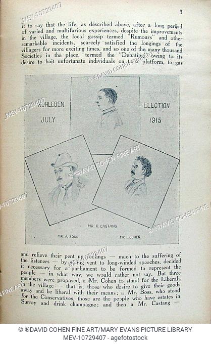 'Ten monthly copies of the 1915 magazines 'In The Ruhleben Camp' plus a copy of the 'Ruhleben Bye-Election at the Concentration Camp for British Civilian...