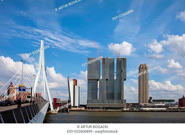 Rotterdam Downtown Skyline