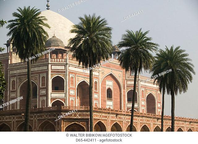 Humayun's Tomb - Mid 16th century Mughal Architecture. Central Delhi. Delhi. India