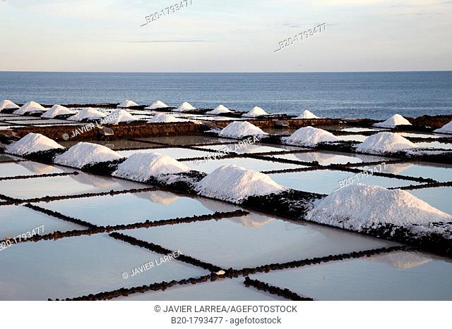 Saltworks, Salinas de Fuencaliente, La Palma, Canary Island, Spain