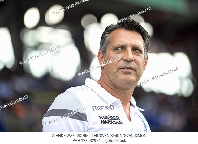coach Alois SCHWARTZ (KA) Soccer DFB Pokal, 1. round, Karlsruher SC (KA) - Hanover 96 (H) 2: 0, the 12.08.2019 in Karlsruhe / Germany