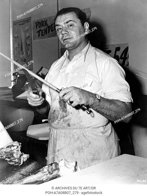 Ernest Borgnine Ernest Borgnine Ernest Borgnine in the movie Marty  Year: 1955 USA. WARNING: It is forbidden to reproduce the photograph out of context of the...