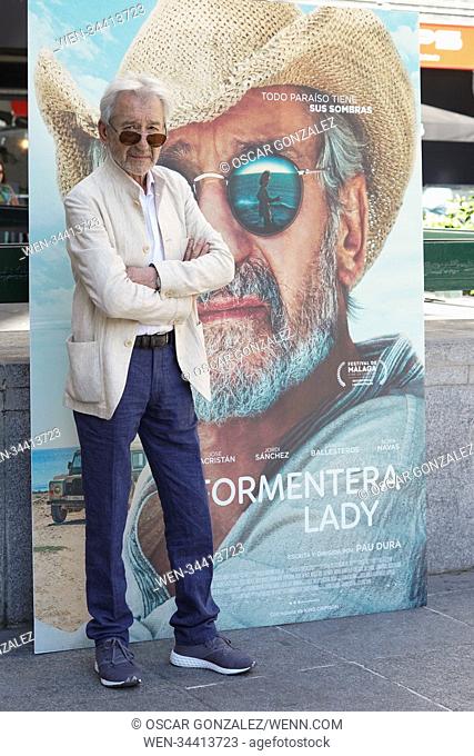 Jose Sacristan poses at the presentation of the film 'Formentera Lady' in Madrid, Spain. Featuring: Jose Sacristan Where: Madrid, Community of Madrid