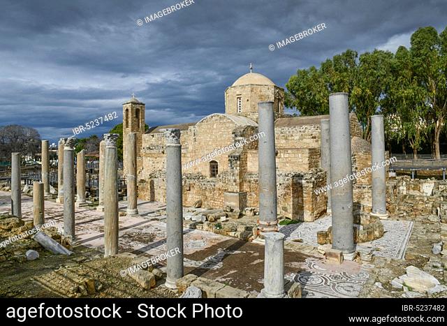 Church, Agia Kyriaki Chrysopolitissa, Paphos, Cyprus, Europe