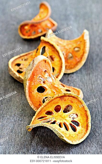 Dried bael fruit