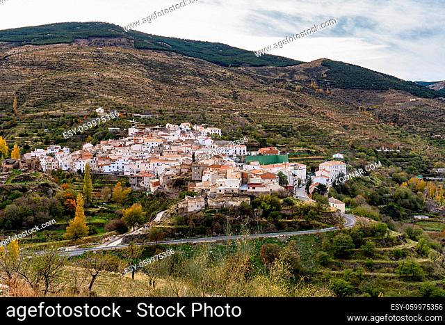 The village Bacares located in Sierra de Los Filabres, in Almeria Province, Andalusia, Spain