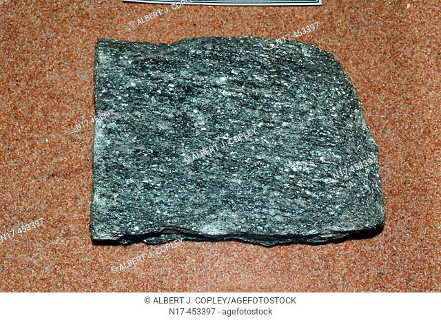 mineral specimen, quartz-mica gneiss