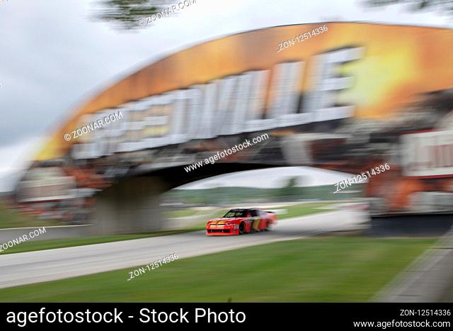August 25, 2018 - Elkhart Lake, WI, USA: Justin Allgaier (7) races through the field for the 9th Annual Johnsonville 180 at Road America in Elkhart Lake, WI