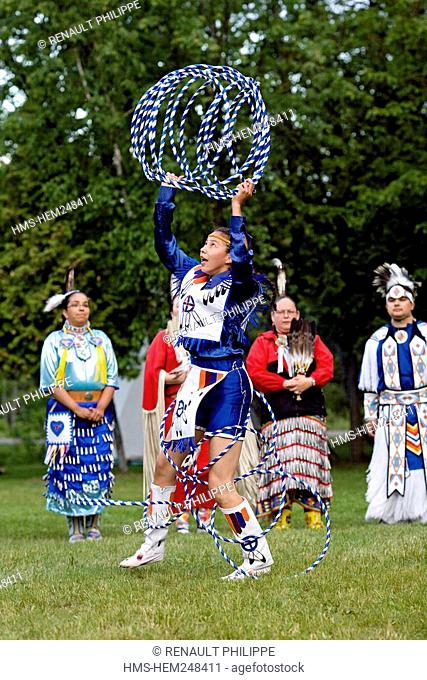 Canada, Ontario Province, Manitoulin Island, Endaa-Aang Eco Resort, Ameridian Pow Wow, Aundeck Omni Kaning First Nation