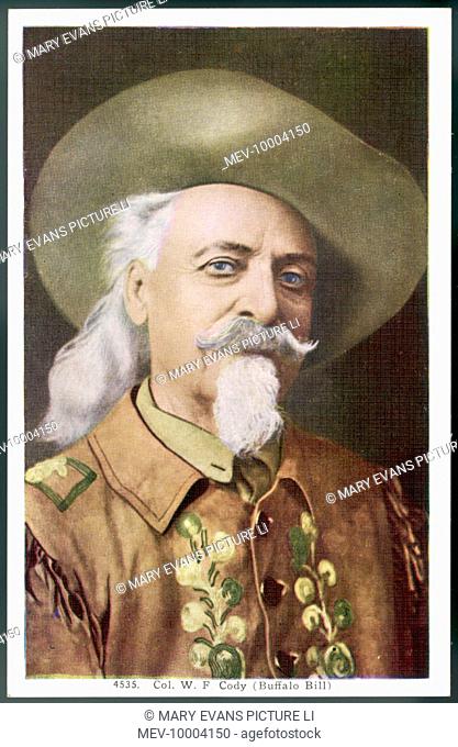 colonel WILLIAM FREDERICK CODY (1846-1917) aka Buffalo Bill frontiersman & showman