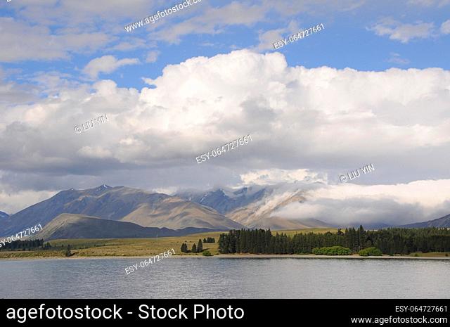 Picture of the view of Lake Tekapo, New Zealand