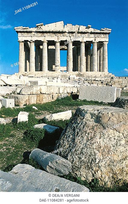 Greece - Attica - Athens. Acropolis. Parthenon