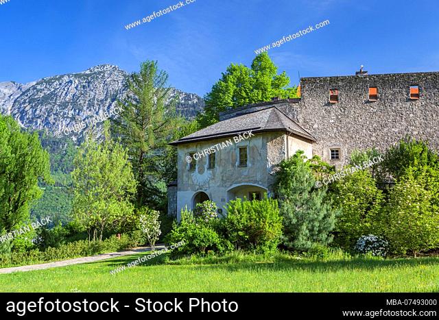 Gruttenstein Castle in Bad Reichenhall, Berchtesgadener Land, Upper Bavaria, Bavaria, Southern Germany, Germany, Europe