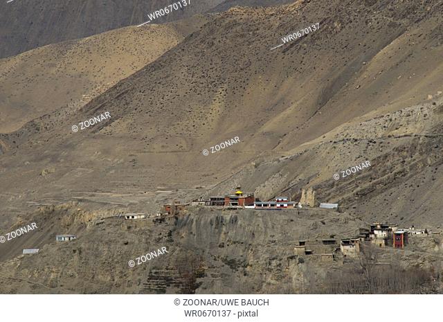 Kloster, Gompa bei Muktinath, Mustang