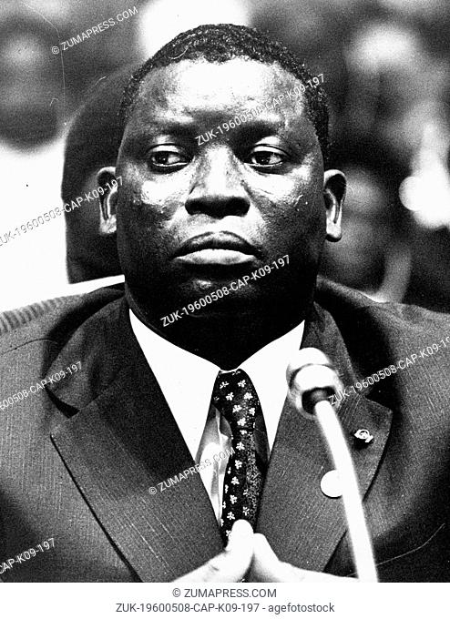May 8, 1960 - Location Unknown - GNASSINGBE EYADEMA (1935-2005), born Etienne Eyadema, was the President of Togo from 1967 until he died in 2005