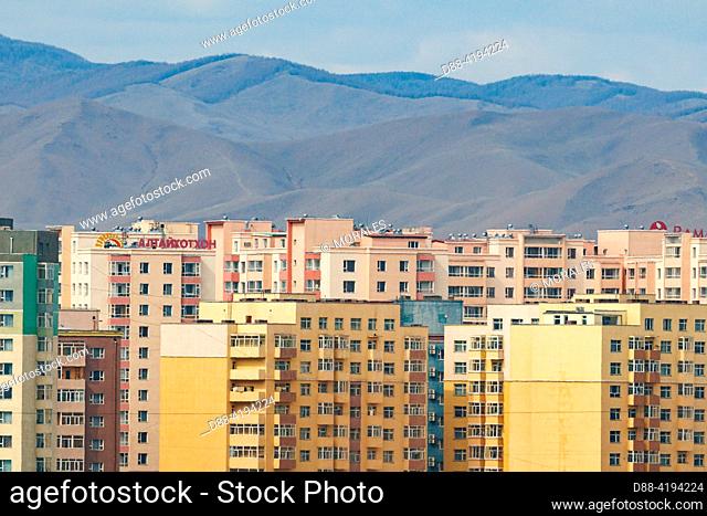 Asia, Mongolia, , Mongolian capital Ulaanbaatar, City of Ulanbator