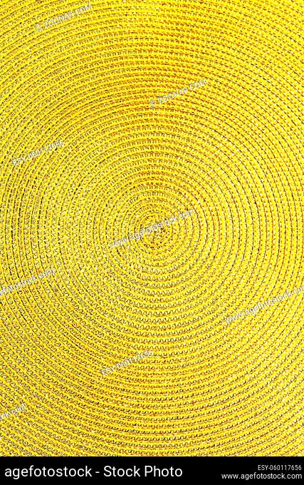 Special texture in shiny gold concentric circles
