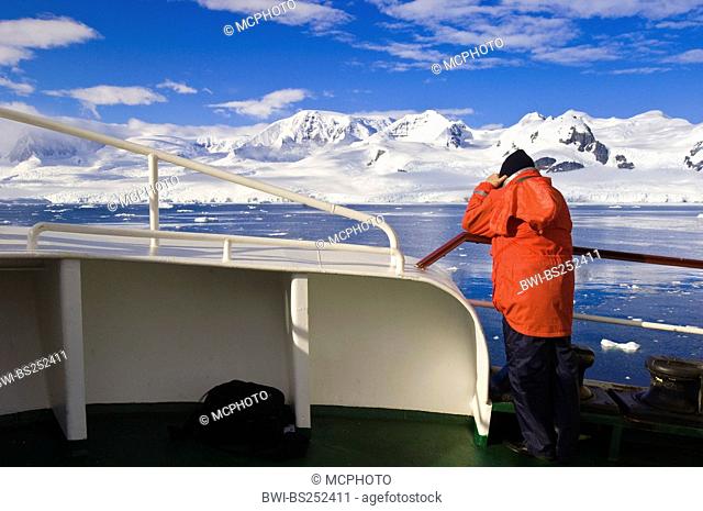 passenger on Antarctic Dream, Antarctica, Neko Cove Harbor