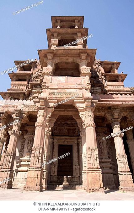 Dewal Royal Cenotaph Jodhpur Rajasthan India Asia