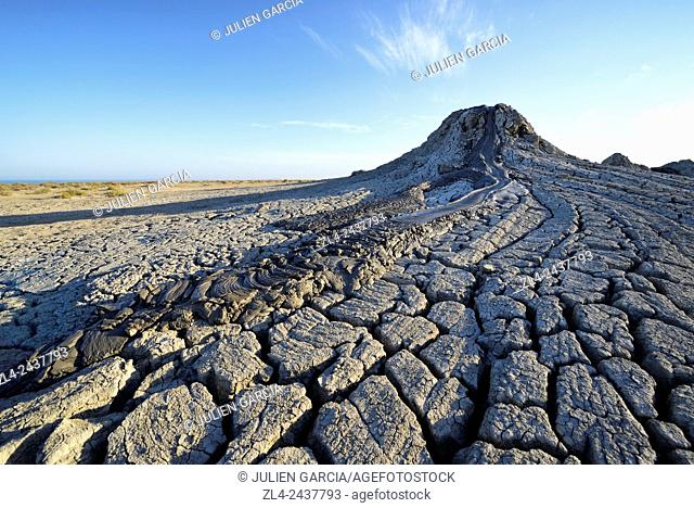 Azerbaijan, Qobustan, mud volcano