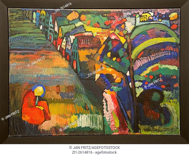 'painting with houses' from Kandinsky