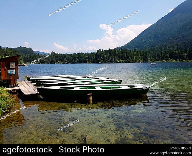 Boote, Hintersee, Ramsau, Bergsee