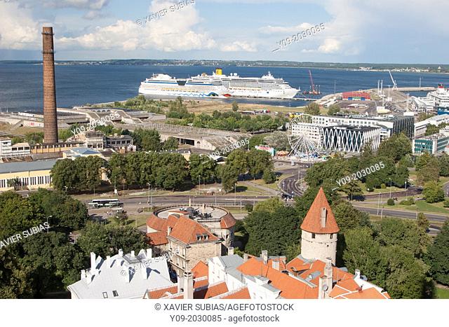 View of Tallinn, Tallinn, Harju, Estonia
