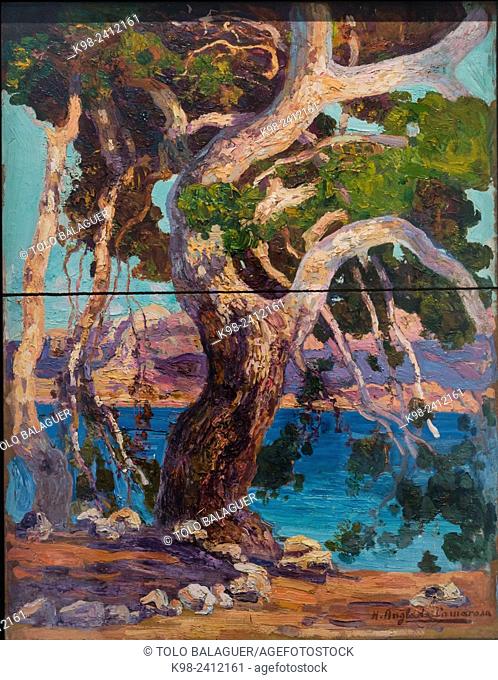 Pi de Formentor, Hermen Anglada-Camarasa, 1922, óleo sobre tabla, museo Es Baluard, Palma, Majorca, Balearic Islands, Spain