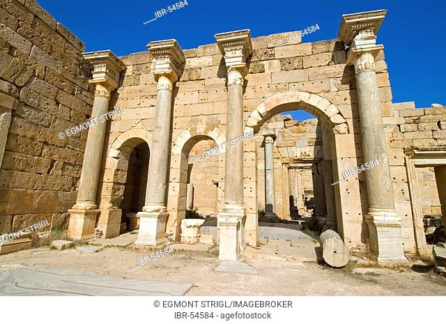 New forum at Leptis Magna