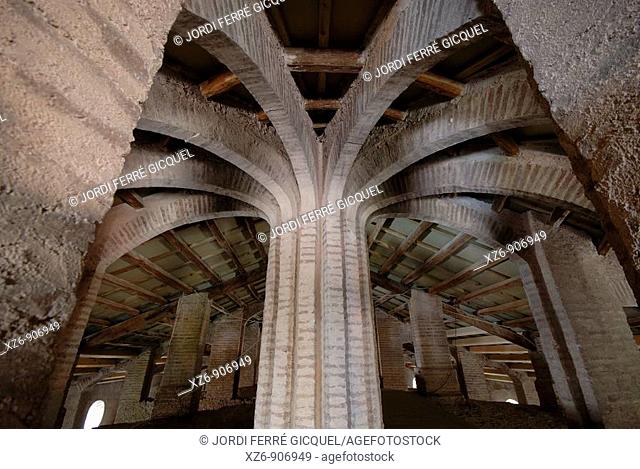 church's archs, Alcover, Catalonia, Spain, Europe