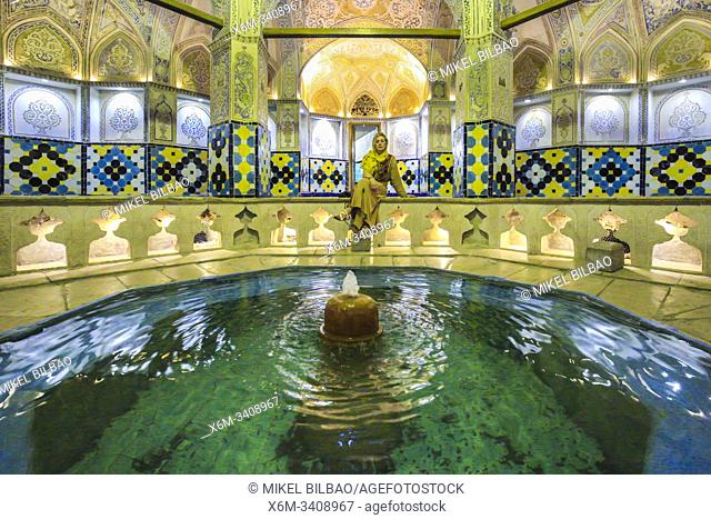 Sultan Amir Ahmad Bathhouse. Kashan. Iran, Asia