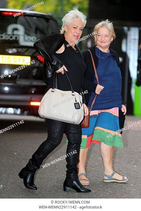 Denise Welch and Janine Duvitski outside ITV Studios Featuring: Denise Welch, Janine Duvitski Where: London, United Kingdom When: 21 Sep 2015 Credit: Rocky/WENN