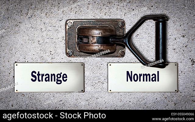 Wall Switch the Direction Way to Normal versus Strange