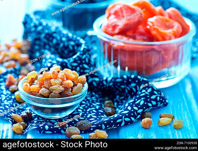 dry fruits in bowls and on a table