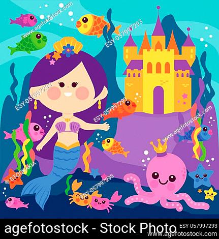 Queen fish girl Stock Photos and Images | agefotostock