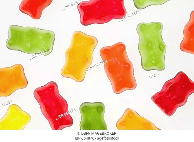 Gummy Bears with backlighting