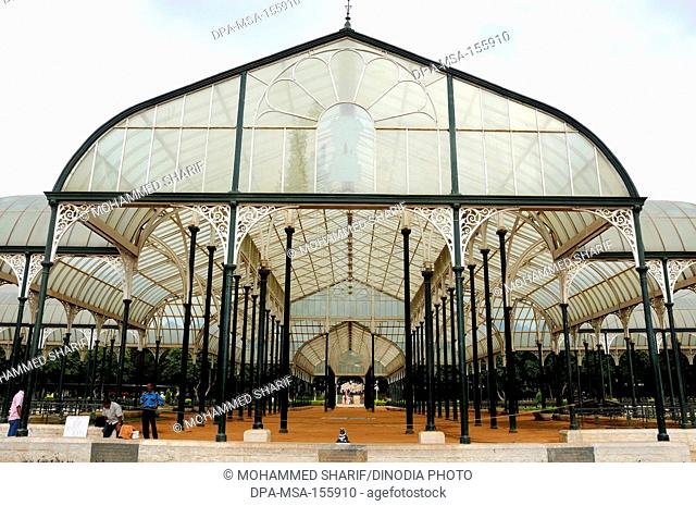 Exhibition hall in botanical garden ; Bangalore ; Karnataka ; India