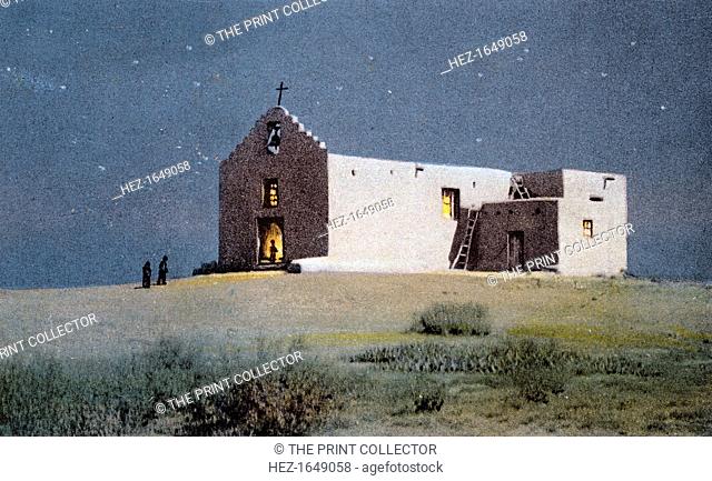 An Indian Church, Pueblo of Sandia, near Albuquerque, New Mexico, USA, 20th century