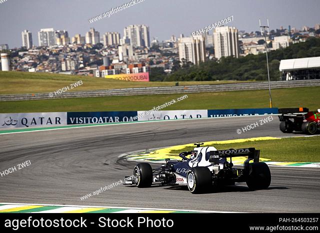 # 10 Pierre Gasly (FRA, Scuderia AlphaTauri Honda), F1 Grand Prix of Brazil at Autodromo Jose Carlos Pace on November 14, 2021 in Sao Paulo, Brazil